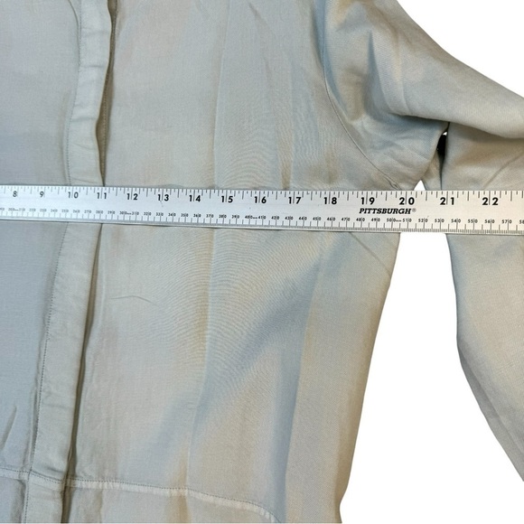 Wilfred Button Up Gray Blue Dress Womens Size Medium - Picture 7 of 11
